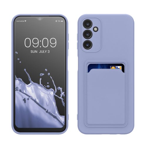 Husa Kwmobile pentru Samsung Galaxy A14 5G, Mov, Silicon, KWM0000191A004C