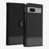 Husa Kwmobile pentru Google Pixel 7a, Negru, Textil, KWM000020HX002C