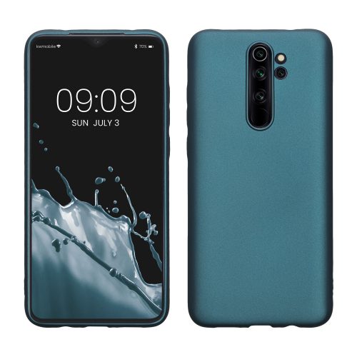 Husa Kwmobile pentru Xiaomi Redmi Note 8 Pro, Albastru, Silicon, KWM000010MU010C