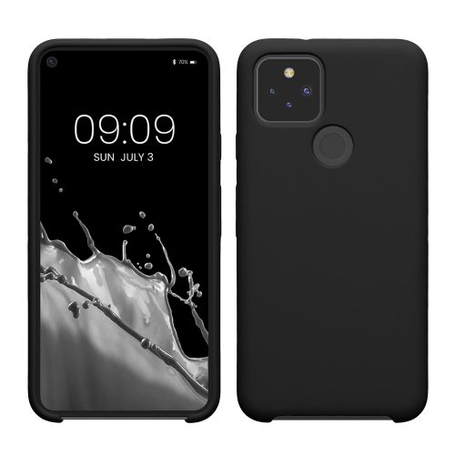 Husa Kwmobile pentru Google Pixel 5, Negru, Silicon, KWM0000122K030C