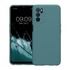 Husa Kwmobile pentru OPPO A16/A16s/A54s, Verde inchis, Silicon, KWM0000157V019C