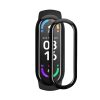 Set 2 Folii de protectie Kwmobile pentru Xiaomi Mi Band 6, Transparent/Negru, Polimer, KWM000024WR001C