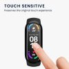 Set 2 Folii de protectie Kwmobile pentru Xiaomi Mi Band 6, Transparent/Negru, Polimer, KWM000024WR001C