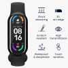 Set 2 Folii de protectie Kwmobile pentru Xiaomi Mi Band 8, Transparent/Negru, Polimer, KWM000024XX001C