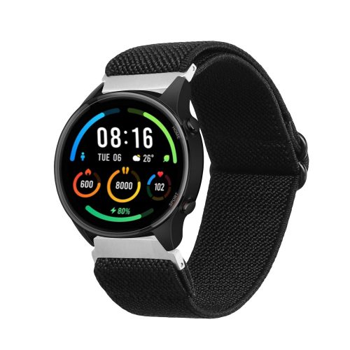 Curea Kwmobile pentru Xiaomi Mi Watch Color Sport/S1 Active, Negru, Nylon, KWM000024YA001C