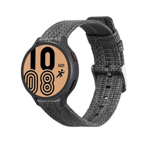 Curea Kwmobile pentru Samsung Galaxy Watch 5/Galaxy Watch 5 Pro/Galaxy Watch 4, Gri, Textil, KWM000024YM001C