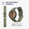 Curea Kwmobile pentru Samsung Galaxy Watch 5/Galaxy Watch 5 Pro/Galaxy Watch 4, Verde, Textil, KWM000024YM002C