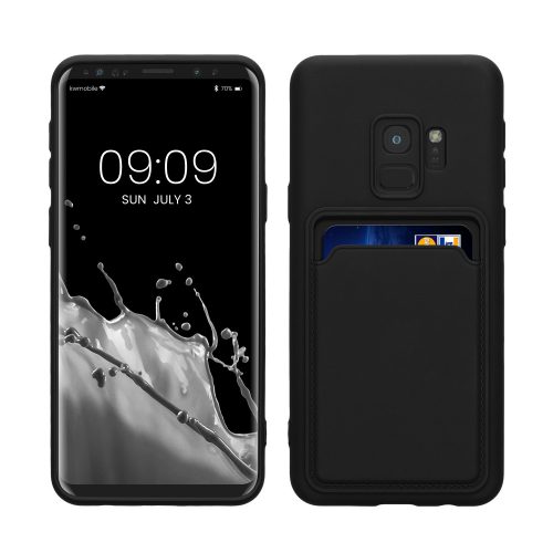 Husa Kwmobile pentru Samsung Galaxy S9, Negru, Silicon, KWM000021KS001C