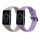 Set 2 Curele Kwmobile pentru Huawei Band 6, Multicolor/Mov, Silicon, KWM000016VS013C