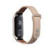 Curea Kwmobile pentru Xiaomi Mi Band 7, Bej/Maro, Piele naturala, KWM000024YZ002C