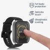 Set 2 Huse Kwmobile cu sticla securizata pentru Amazfit Bip 5, Transparent, Plastic, KWM000024ZC001C