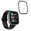 Set 2 Huse Kwmobile cu sticla securizata pentru Xiaomi Redmi Watch 3 Active / Redmi Watch 3 Lite, Transparent, Plastic, KWM000024ZD001C