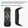 Set 2 Huse complete Kwmobile pentru Xiaomi Mi Band 7, Transparent, Plastic, KWM000024ZE001C