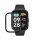 Set 2 Folii de protectie Kwmobile pentru Xiaomi Redmi Watch 3 Active, Transparent/Negru, Polimer, KWM000024ZH001C