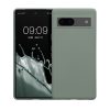 Husa Kwmobile pentru Google Pixel 7a, Verde, Silicon, KWM000019YV010C