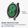 Set 2 Huse Kwmobile pentru Samsung Galaxy Watch 4, Transparent/Auriu, Plastic, KWM000024ZN001C