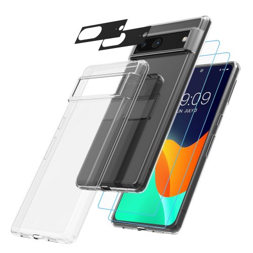 Husa Kwmobile pentru Google Pixel 7, Transparent, Silicon, KWM000020IK001C