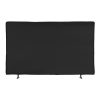 Husa de in Kwmobile pentru televizor de 65 inch, Gri inchis, Textil, KWM000017SW003C