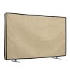 Husa de in Kwmobile pentru televizor de 55 inch, Bej, Textil, KWM000017VD004C