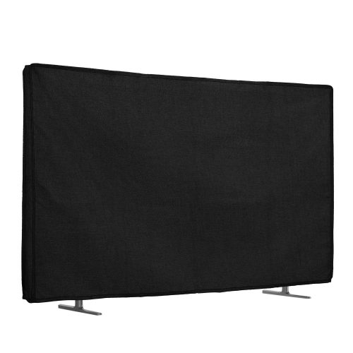 Husa de in Kwmobile pentru televizor de 24 inch, Negru, Textil, KWM0000250A001C