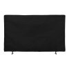 Husa de in Kwmobile pentru televizor de 40 inch, Negru, Textil, KWM0000250B001C