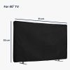 Husa de in Kwmobile pentru televizor de 40 inch, Negru, Textil, KWM0000250B001C