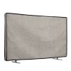 Husa de in Kwmobile pentru televizor de 32 inch, Maro deschis, Textil, KWM0000250C002C