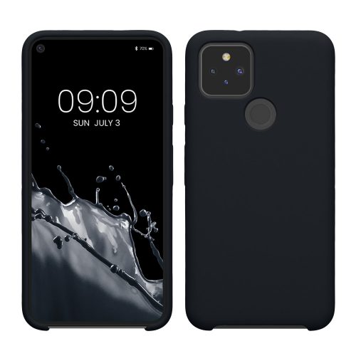 Husa Kwmobile pentru Google Pixel 5, Gri inchis, Silicon, KWM0000122K034C