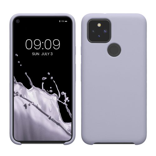 Husa Kwmobile pentru Google Pixel 5, Mov deschis, Silicon, KWM0000122K036C