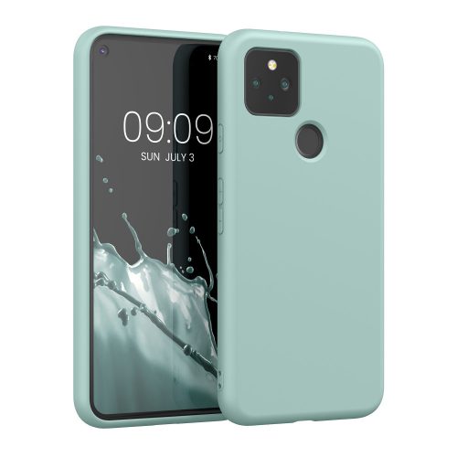 Husa Kwmobile pentru Google Pixel 5, Verde deschis, Silicon, KWM0000125G020C