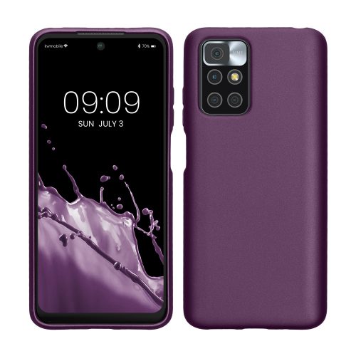 Husa Kwmobile pentru Xiaomi Redmi 10 (2022)/Redmi 10 (2021), Mov, Silicon, KWM000013XM008C