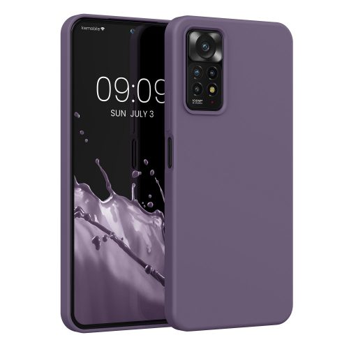 Husa Kwmobile pentru Xiaomi Redmi Note 11 Pro/Redmi Note 11 Pro 5G/Redmi Note 12 Pro, Mov inchis, Silicon, KWM0000151A057C