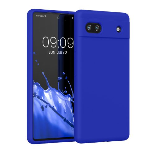 Husa Kwmobile pentru Google Pixel 6a, Albastru, Silicon, KWM000015FZ055C