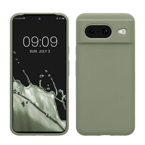 Husa Kwmobile pentru Google Pixel 8, Verde, Silicon, KWM0000208F017C