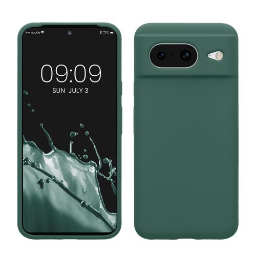 Husa Kwmobile pentru Google Pixel 8, Verde, Silicon, KWM0000208F018C