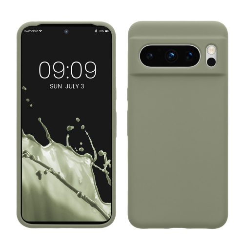 Husa Kwmobile pentru Google Pixel 8 Pro, Verde, Silicon, KWM0000208G017C