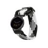 Curea Kwmobile pentru Garmin Vivomove 3S/Vivoactive 4S, Negru/Alb, Nylon, KWM0000250F001C