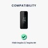 Curea Kwmobile pentru Fitbit Inspire 2/Inspire HR, Negru, Nylon, KWM0000250I001C