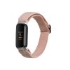 Curea Kwmobile pentru Fitbit Luxe, Roz deschis, Nylon, KWM0000250J001C