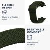 Curea Kwmobile pentru Xiaomi Mi Band 8 Pro, Verde inchis, Nylon, KWM0000250K002C