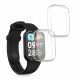 Set 2 Huse Kwmobile pentru Xiaomi Mi Band 8 Pro, Transparent, Silicon, KWM0000250N001C