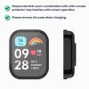 Set 2 Huse complete Kwmobile pentru Xiaomi Mi Band 8 Pro, Negru/Roz, Plastic, KWM0000250O002C