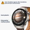 Set 2 Folii de protectie Kwmobile pentru Huawei Watch 4 Pro, Transparent/Negru, Polimer, KWM0000250Q001C