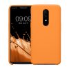 Husa Kwmobile pentru OnePlus 6, Portocaliu, Silicon, KWM0000099A031C