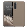 Husa Kwmobile pentru OnePlus Nord, Bej, Silicon, KWM0000117M036C