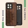 Husa Kwmobile pentru Xiaomi 13, Maro, Lemn, KWM000018BY007C