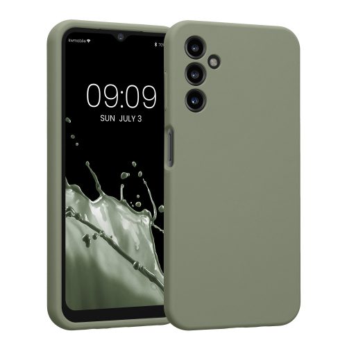 Husa Kwmobile pentru Samsung Galaxy A14 5G, Verde, Silicon, KWM000018GD031C