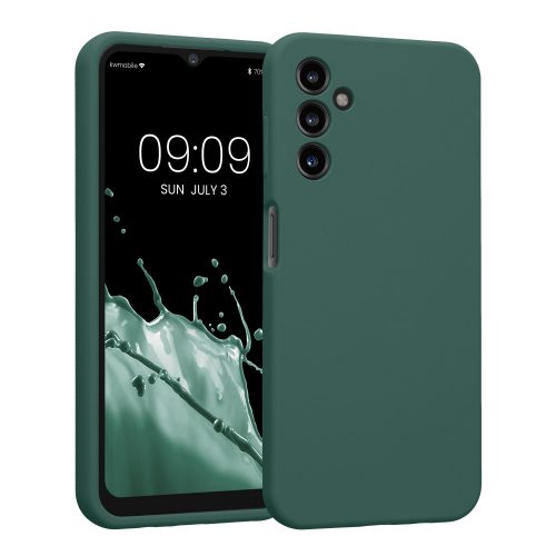 Husa Kwmobile pentru Samsung Galaxy A14 5G, Verde, Silicon, KWM000018GD032C