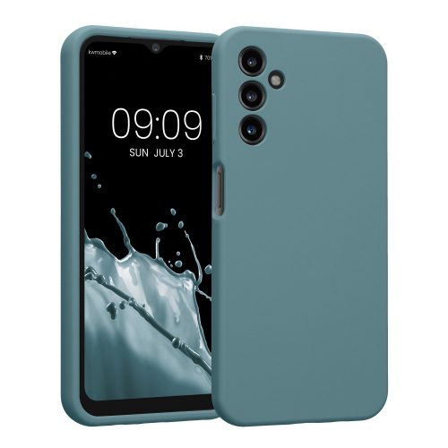 Husa Kwmobile pentru Samsung Galaxy A14 5G, Verde inchis, Silicon, KWM000018GD035C