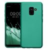 Husa Kwmobile pentru Samsung Galaxy A8 (2018), Verde, Silicon, KWM0000093L011C